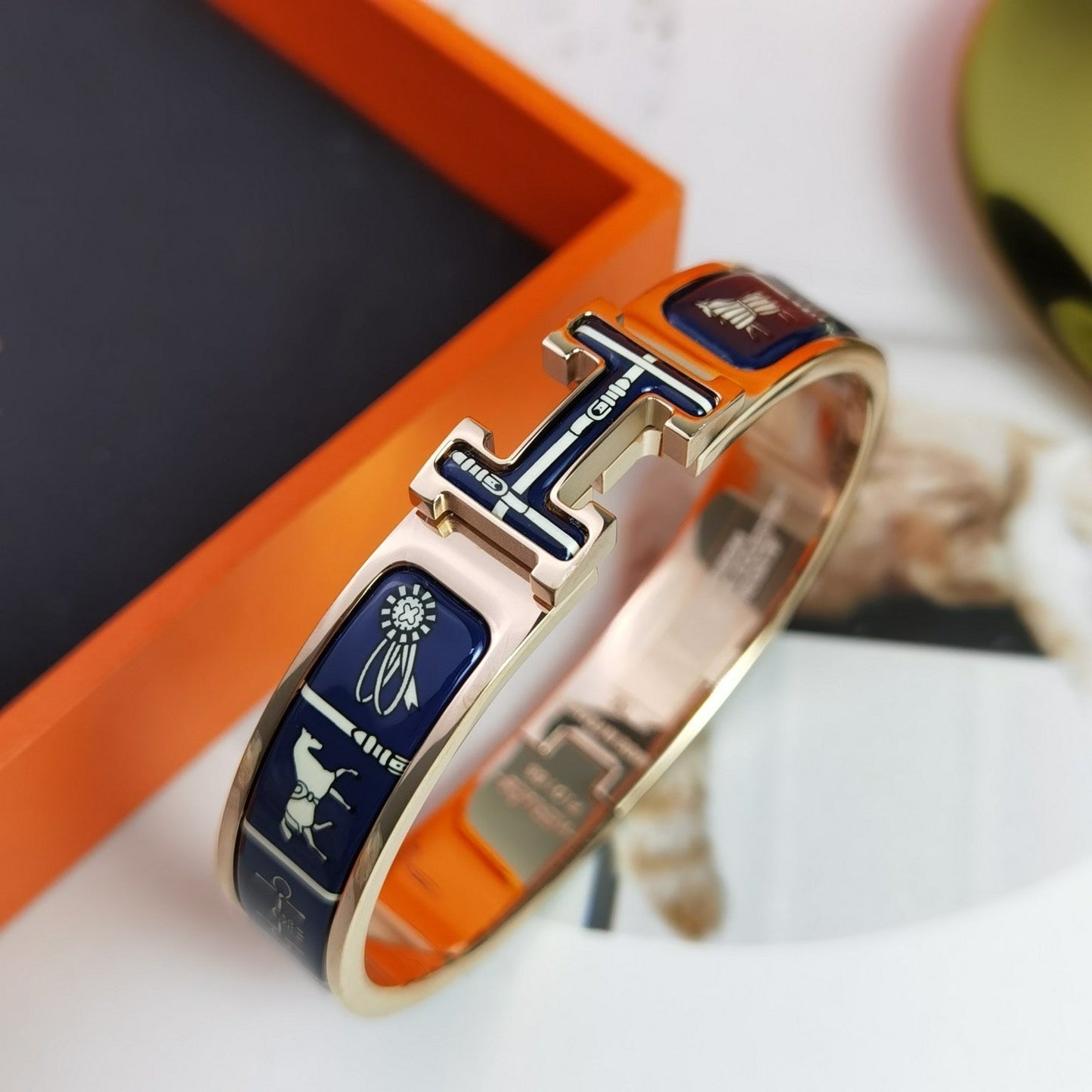[✨ROSE💎]H COUVERTURES DARK BLUE BRACELET