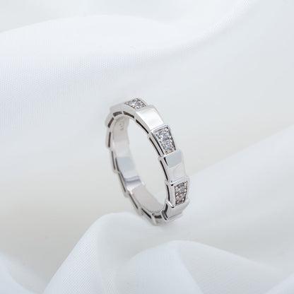 [✨ROSE💎]SERPENTI RING SILVER  3MM