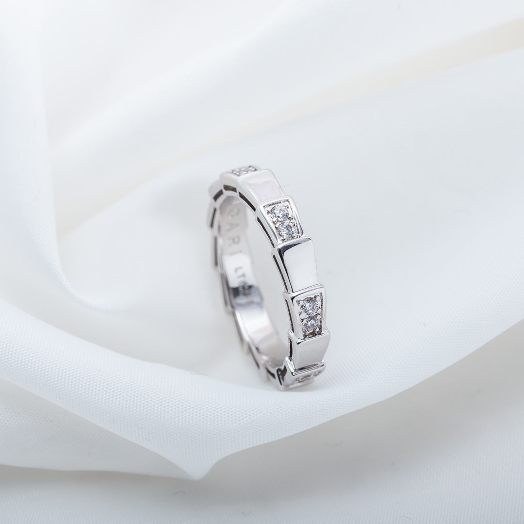 [✨ROSE💎]SERPENTI RING SILVER  3MM