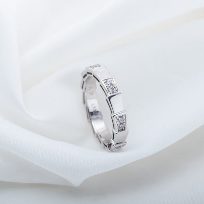 [✨ROSE💎]SERPENTI RING SILVER  3MM