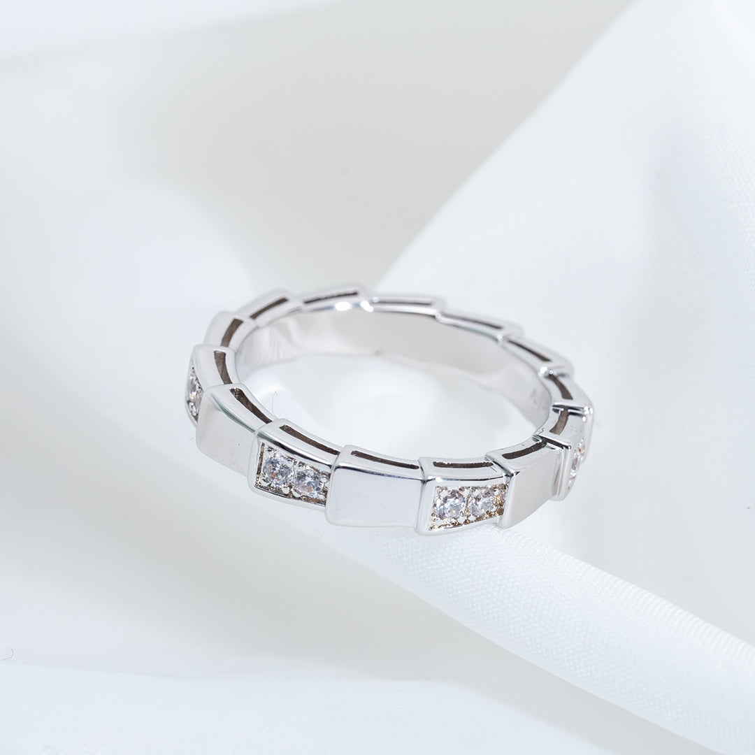 [✨ROSE💎]SERPENTI RING SILVER  3MM