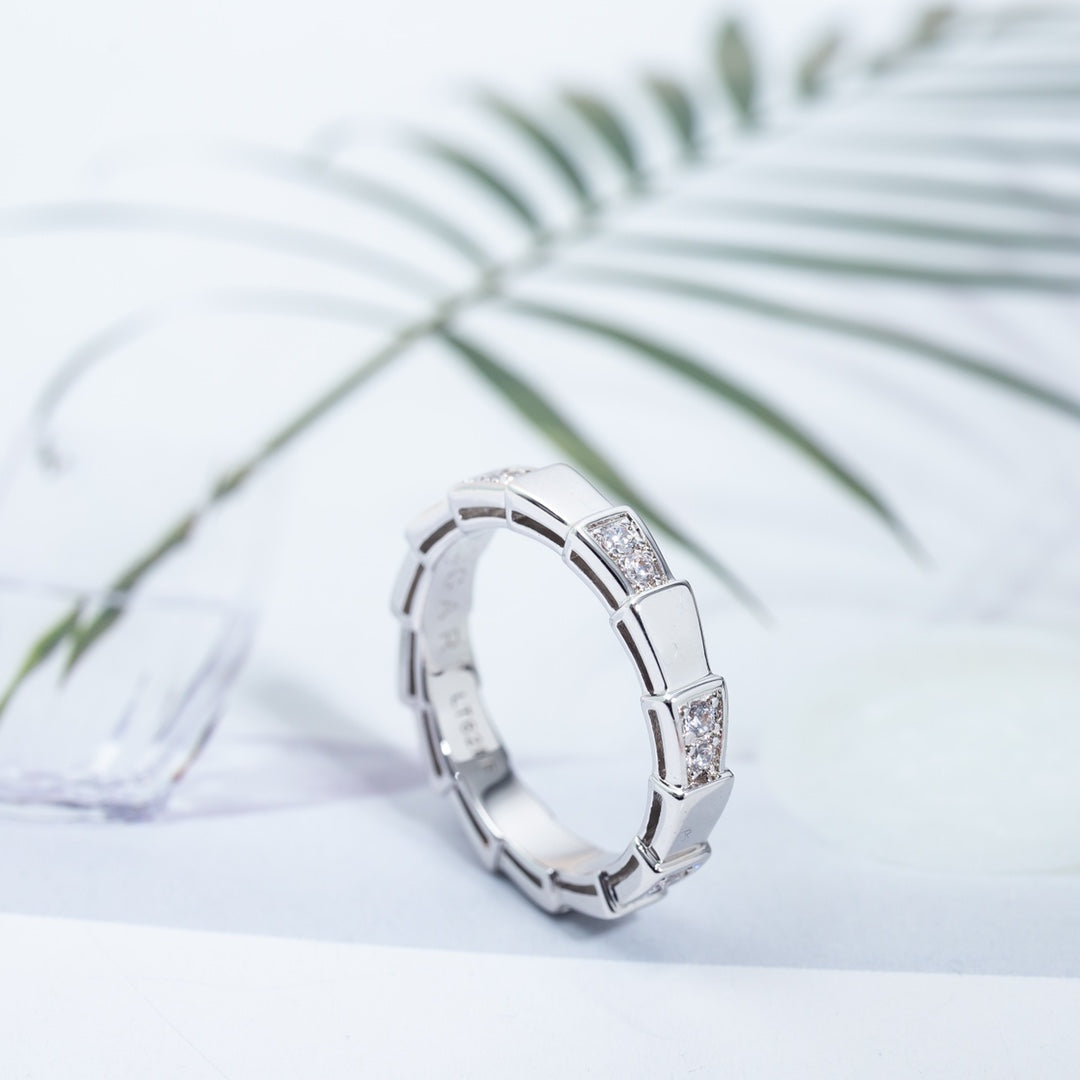[✨ROSE💎]SERPENTI RING SILVER  3MM