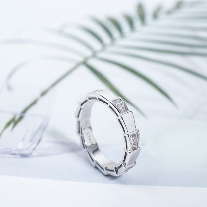 [✨ROSE💎]SERPENTI RING SILVER  3MM