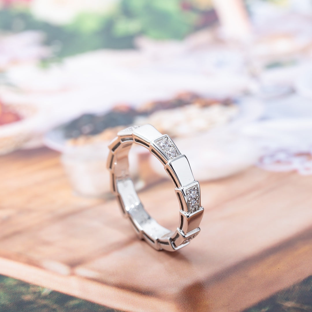 [✨ROSE💎]SERPENTI RING SILVER  3MM