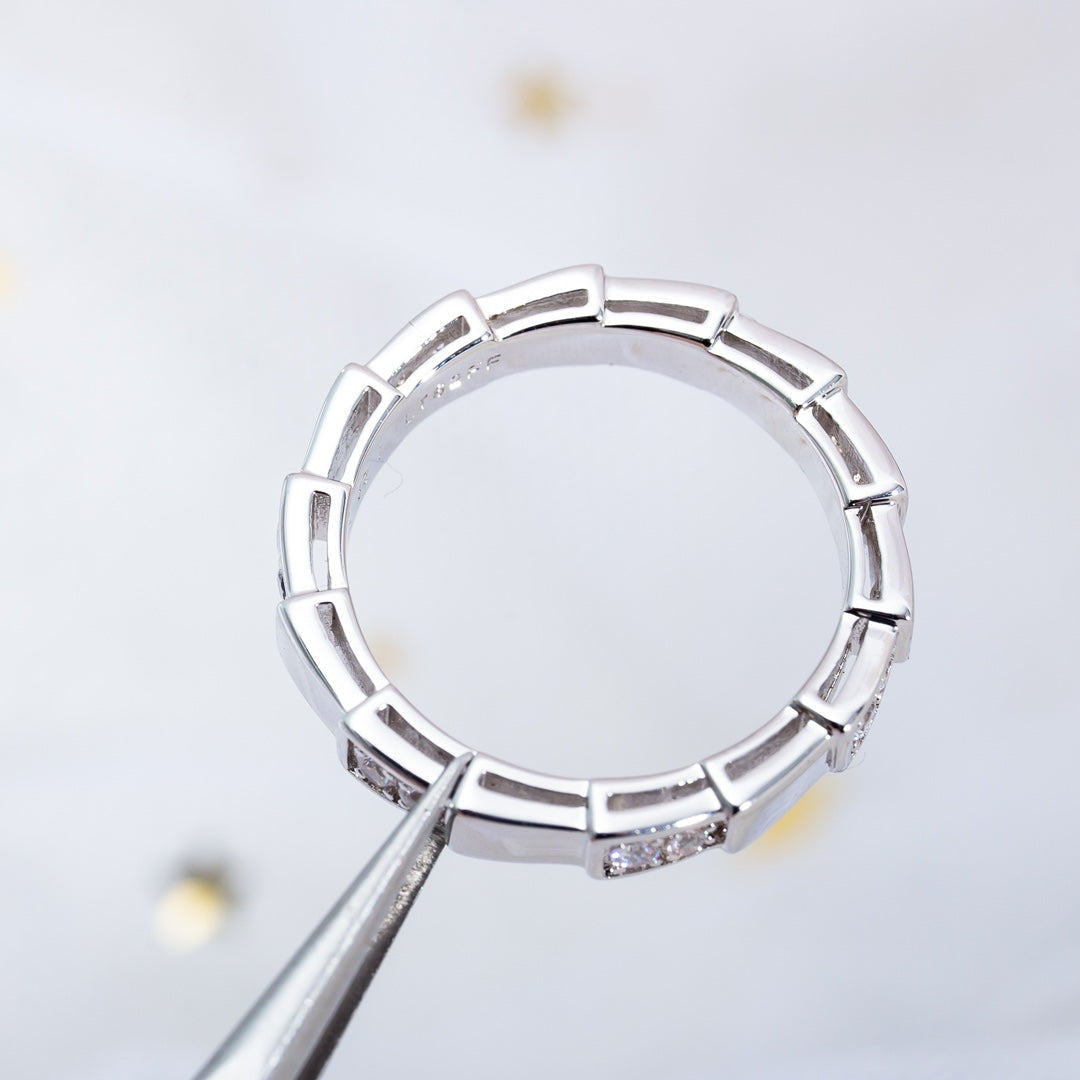 [✨ROSE💎]SERPENTI RING SILVER  3MM