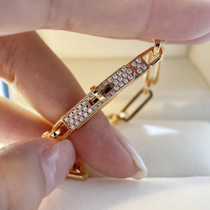 [✨ROSE💎]CHAINE BRACELET SMALL MODEL DIAMOND