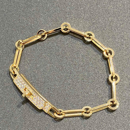 [✨ROSE💎]CHAINE BRACELET SMALL MODEL DIAMOND