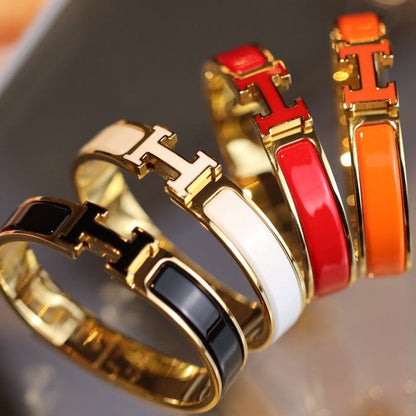 [✨ROSE💎]H BRACELET 12MM GOLD