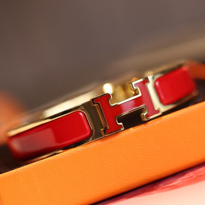 [✨ROSE💎]H BRACELET 12MM GOLD