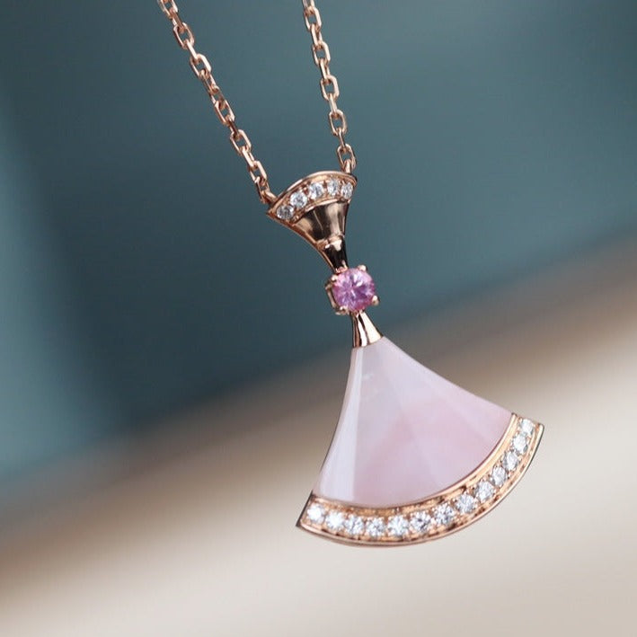 [✨ROSE💎]DREAM NECKLACE PINK MOP DIAMOND