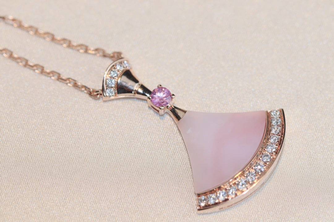 [✨ROSE💎]DREAM NECKLACE PINK MOP DIAMOND