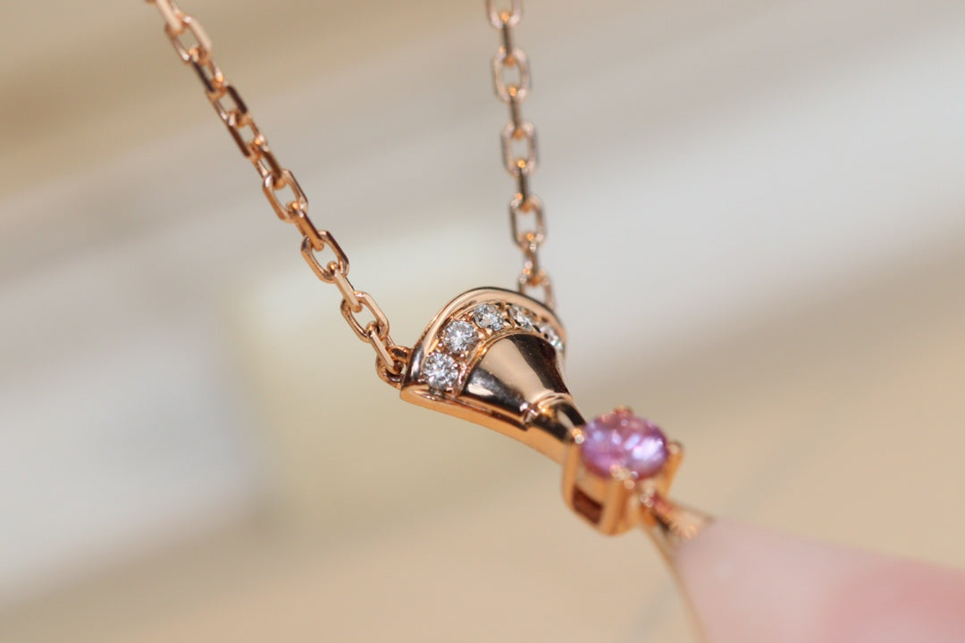 [✨ROSE💎]DREAM NECKLACE PINK MOP DIAMOND