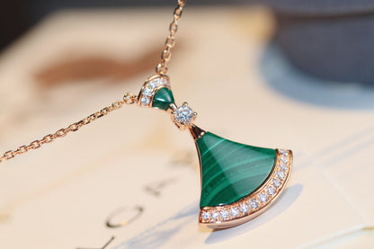 [✨ROSE💎]DREAM NECKLACE MALACHITE DIAMOND