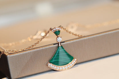 [✨ROSE💎]DREAM NECKLACE MALACHITE DIAMOND