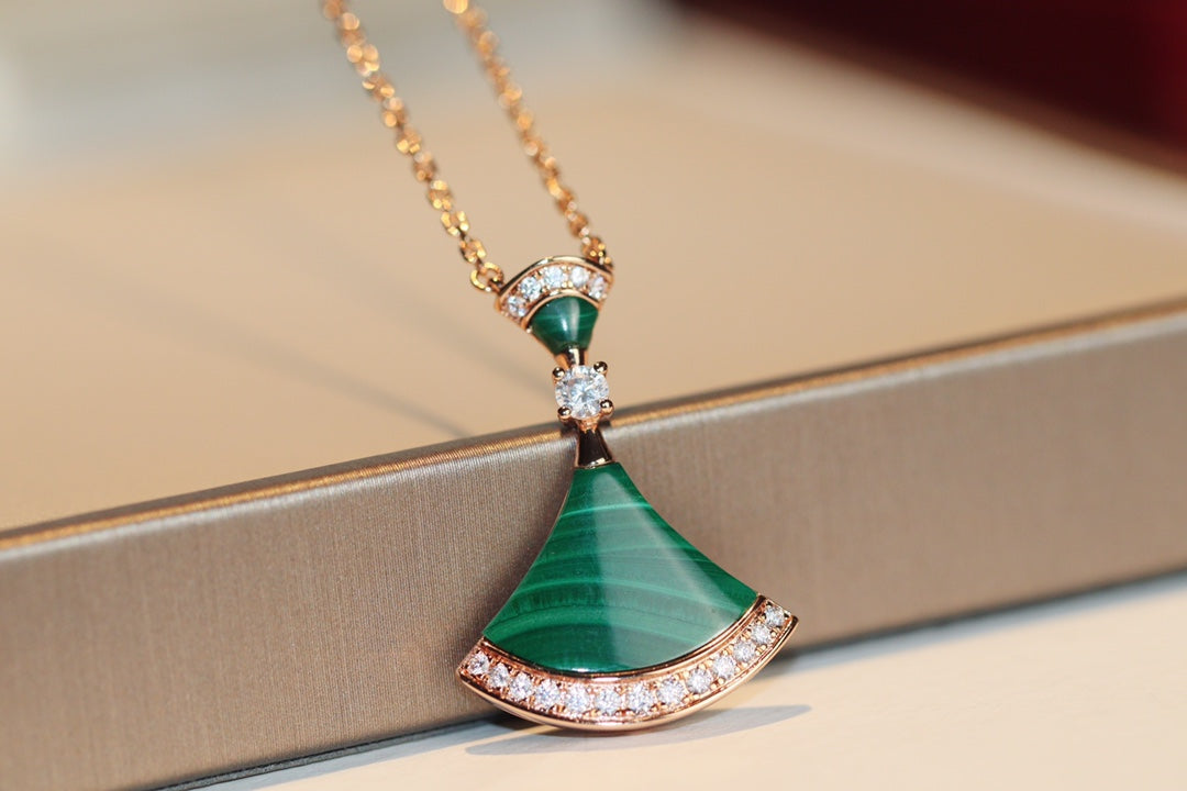 [✨ROSE💎]DREAM NECKLACE MALACHITE DIAMOND