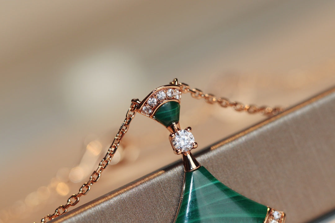 [✨ROSE💎]DREAM NECKLACE MALACHITE DIAMOND