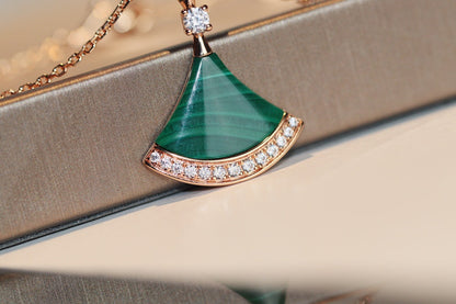 [✨ROSE💎]DREAM NECKLACE MALACHITE DIAMOND