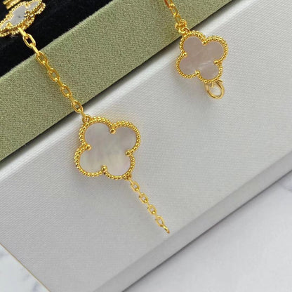 [✨ROSE💎]MAGIC CLOVER MOP GOLD BRACELET 5 MOTIFS