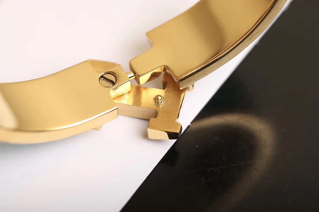 [✨ROSE💎]H CLOUD BLUE BRACELET GOLD DIAMOND