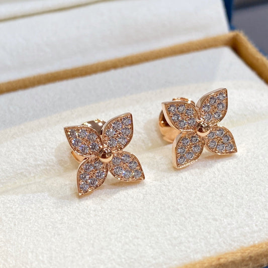 [✨ROSE💎]STAR DIAMOND EARRINGS