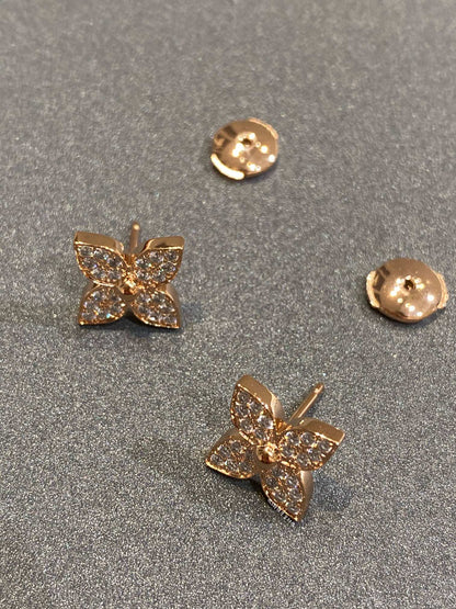 [✨ROSE💎]STAR DIAMOND EARRINGS