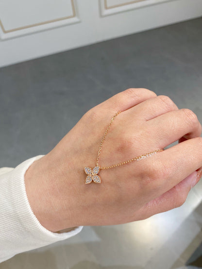 [✨ROSE💎]STAR DIAMOND NECKALCE
