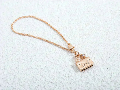 [✨ROSE💎]AMULETTE PEDANT ROSE GOLD NECKLACE