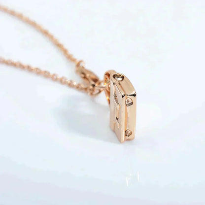 [✨ROSE💎]AMULETTE PEDANT ROSE GOLD NECKLACE