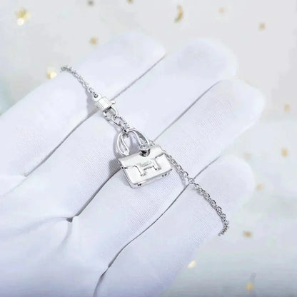 [✨ROSE💎]AMULETTE PEDANT SILVER NECKLACE