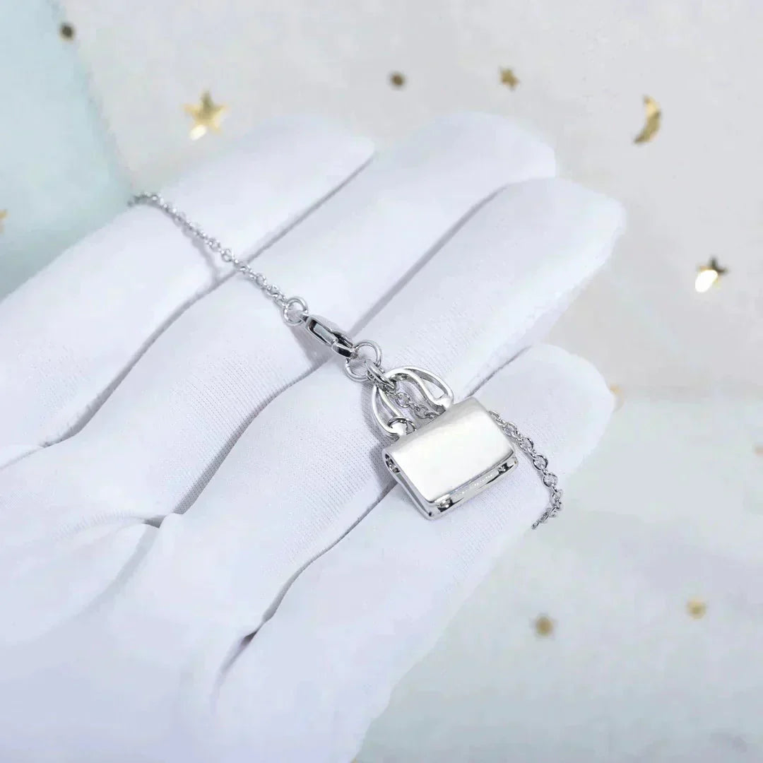 [✨ROSE💎]AMULETTE PEDANT SILVER NECKLACE