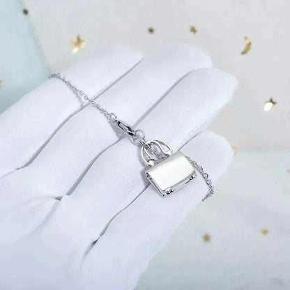 [✨ROSE💎]AMULETTE PEDANT SILVER NECKLACE