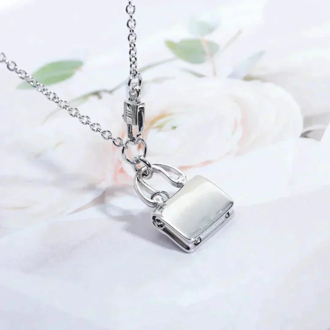 [✨ROSE💎]AMULETTE PEDANT SILVER NECKLACE