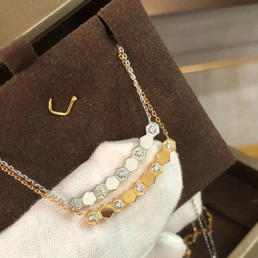 [✨ROSE💎]BEE LOVE NECKLACE DIAMOND