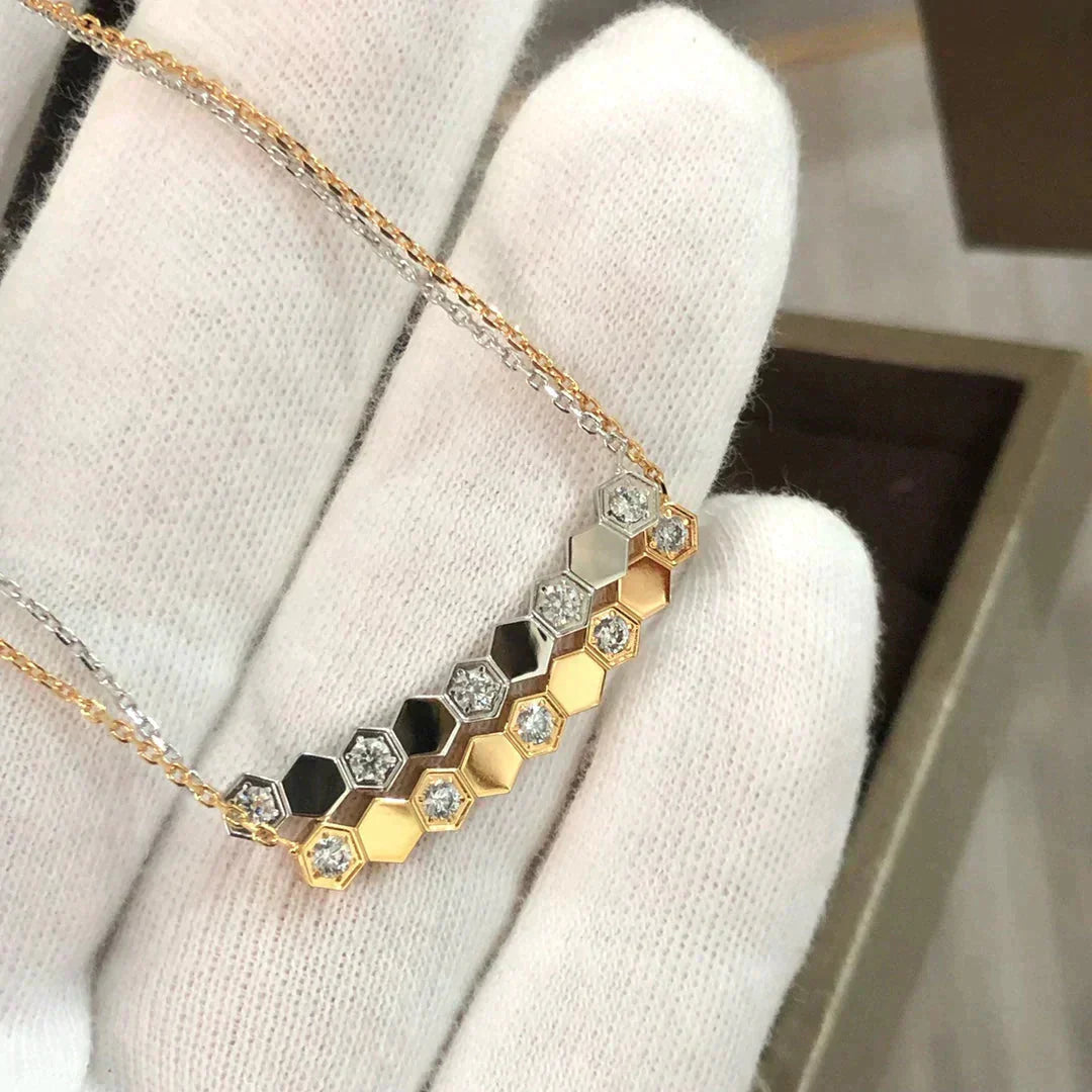 [✨ROSE💎]BEE LOVE NECKLACE DIAMOND