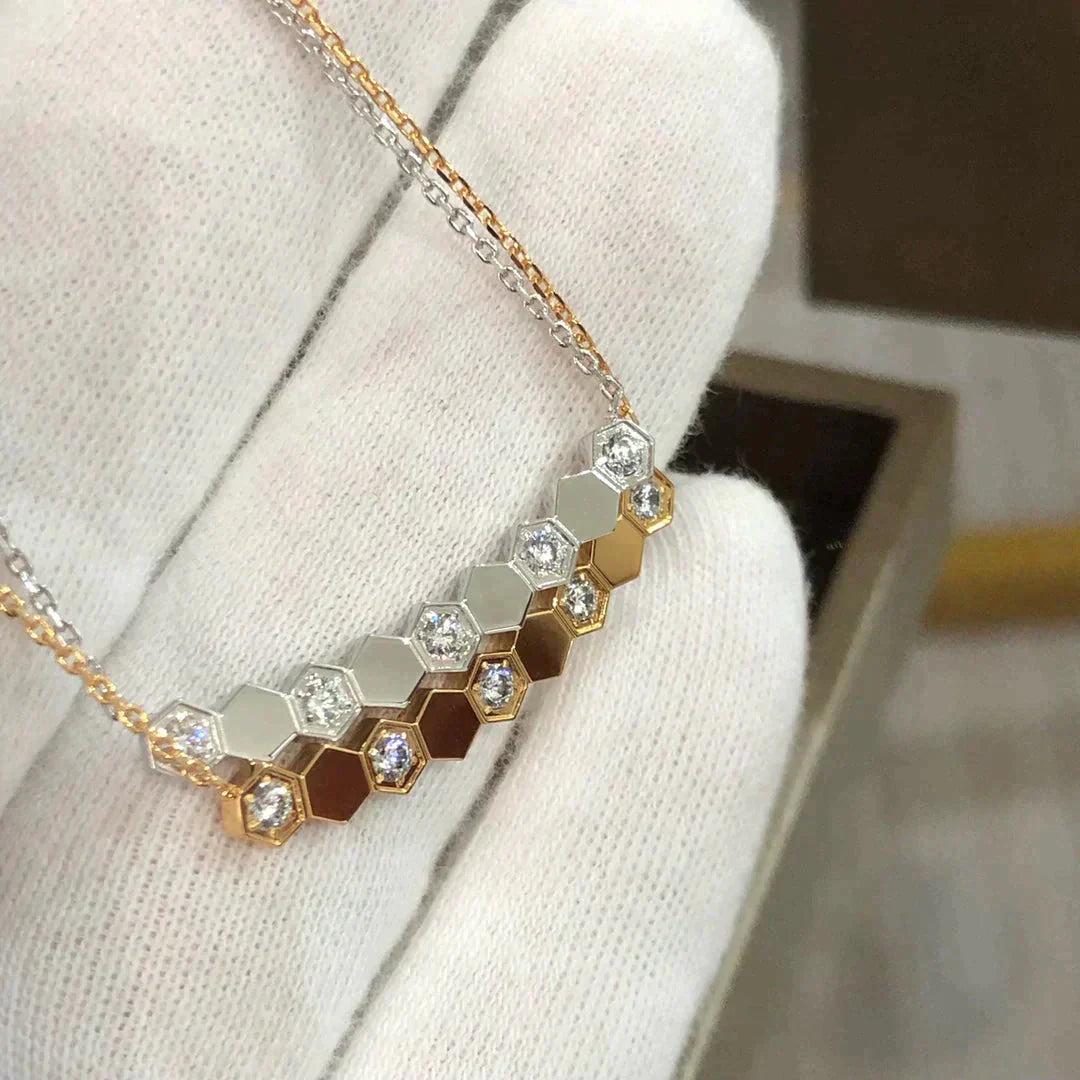 [✨ROSE💎]BEE LOVE NECKLACE DIAMOND