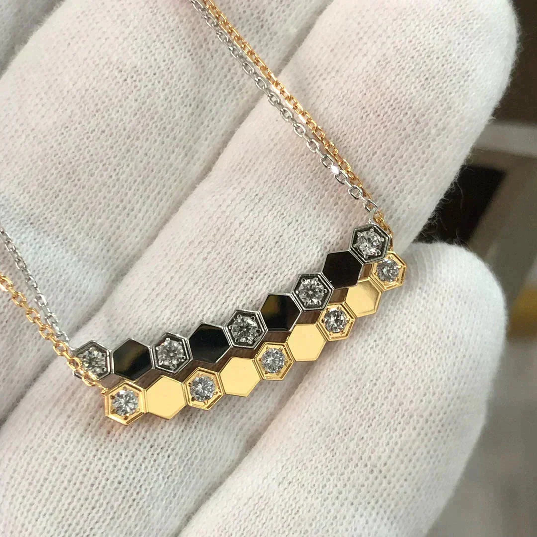 [✨ROSE💎]BEE LOVE NECKLACE DIAMOND