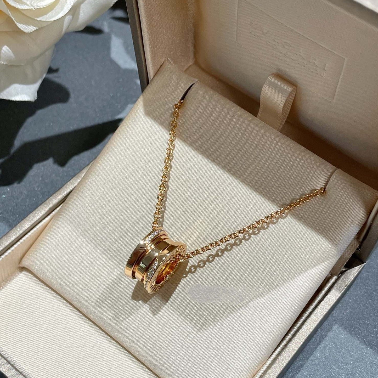 [✨ROSE💎]ZERO 1 NECKLACE DIAMOND