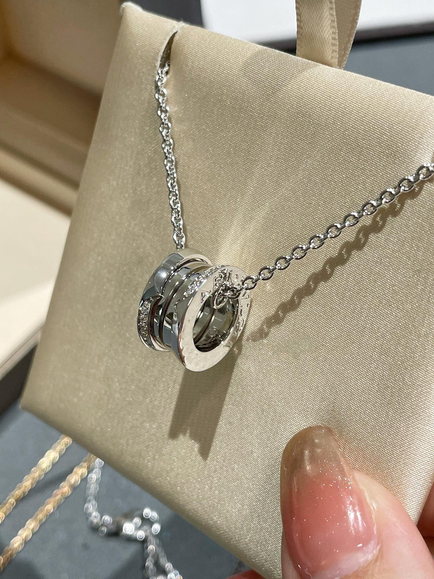 [✨ROSE💎]ZERO 1 NECKLACE DIAMOND