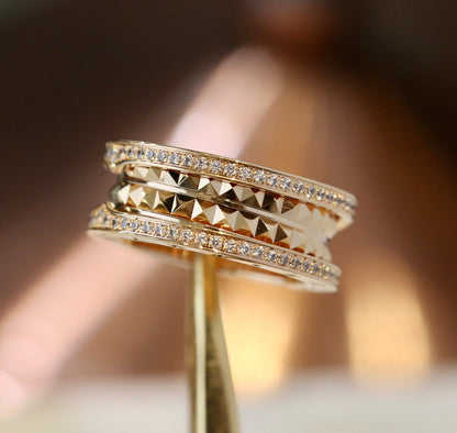 [✨ROSE💎]ZERO 1 GOLD DIAMOND RING