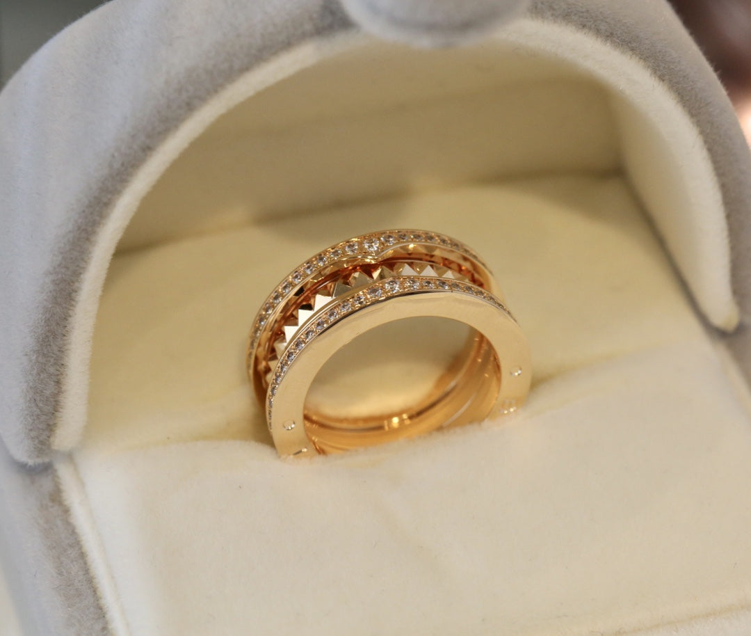 [✨ROSE💎]ZERO 1 GOLD DIAMOND RING