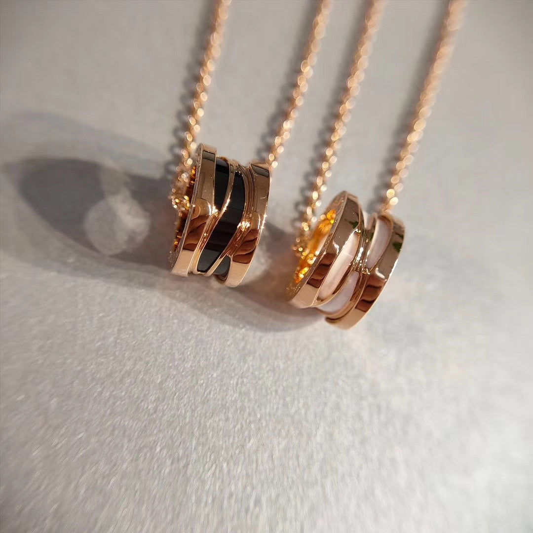 [✨ROSE💎]ZERO 1 NECKLACE PINK GOLD