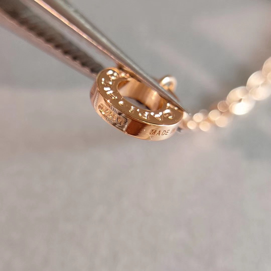[✨ROSE💎]ZERO 1 NECKLACE PINK GOLD