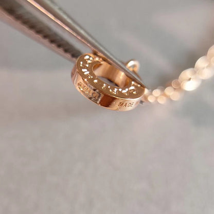 [✨ROSE💎]ZERO 1 NECKLACE PINK GOLD