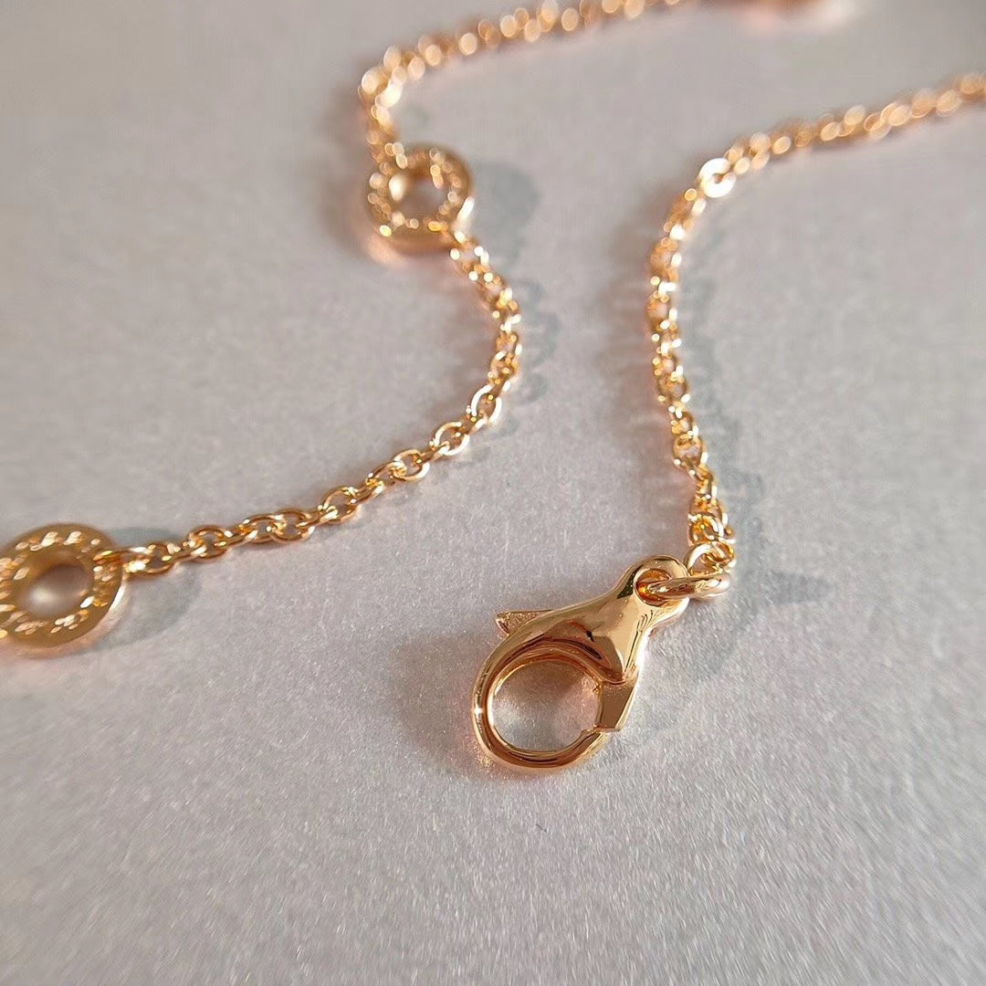 [✨ROSE💎]ZERO 1 NECKLACE PINK GOLD