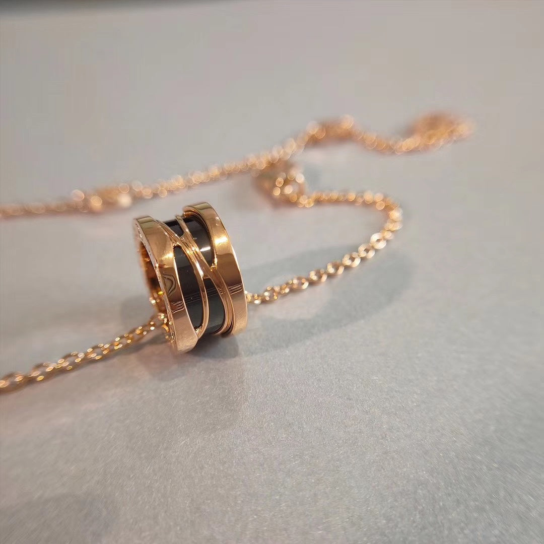 [✨ROSE💎]ZERO 1 NECKLACE PINK GOLD