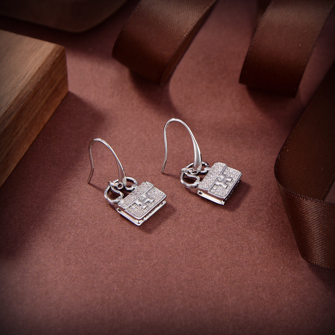 [✨ROSE💎]KELLY DIAMOND EARRINGS