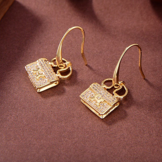 [✨ROSE💎]KELLY DIAMOND EARRINGS