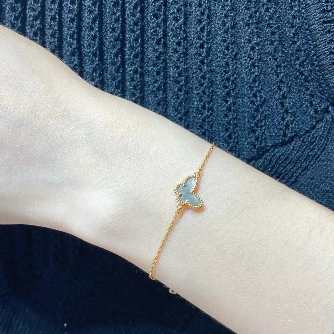 [✨ROSE💎]BUTTERFLY DARK MOP BUTTERFLY BRACELET