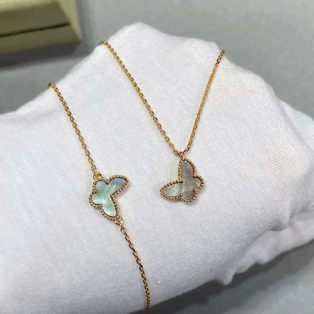 [✨ROSE💎]BUTTERFLY DARK MOP BUTTERFLY BRACELET