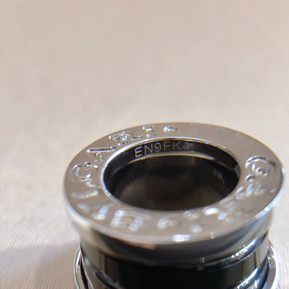 [✨ROSE💎]ZERO 1 BLACK CERAMIC SILVER NECKLACE